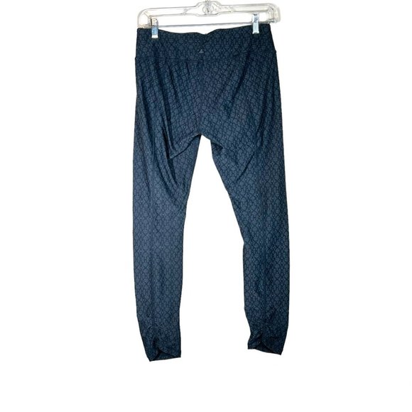 Prana Leggings Quilted Gray Womens Medium Athletic Gym Stretch - Picture 2 of 8